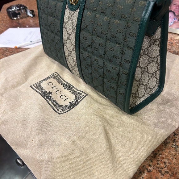 NWT Gucci GG Monogram Cosmetic Case - Picture 2 of 6